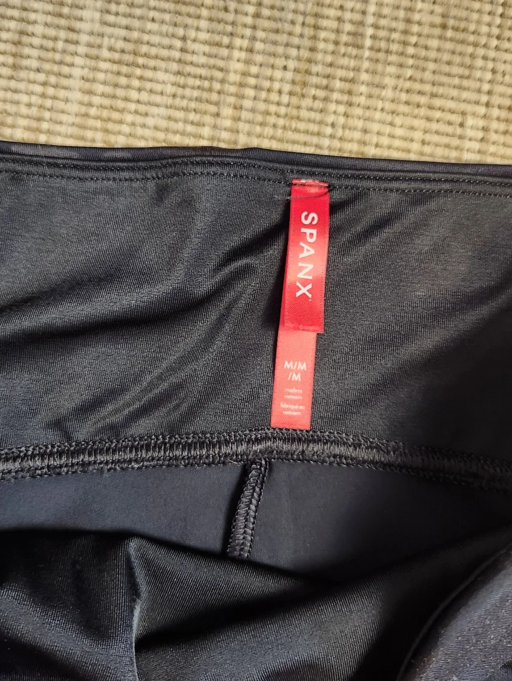 Spanx Black Camo Leggings M - Picture 3 of 11